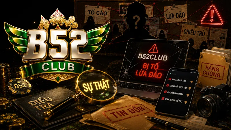B52Club Bị Tố Lừa Đảo | Đây Là Sự Thật Hay Đối Thủ Chơi Xỏ