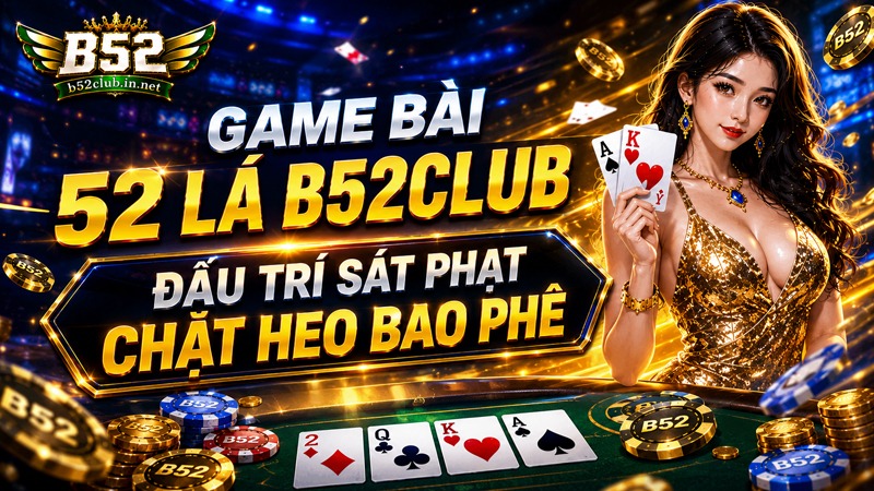 Game Bài 52 Lá B52Club | Đấu Trí Sát Phạt, Chặt Heo Bao Phê