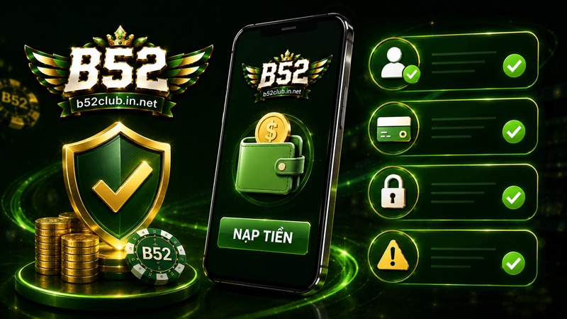 Những lưu ý khi nạp tiền B52Club dành cho người mới