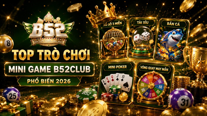 Top trò chơi mini game B52Club phổ biến nhất hiện nay 2026