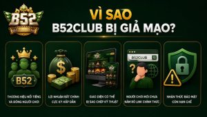 Nguyên nhân dẫn đến B52Club hay bị giả mạo